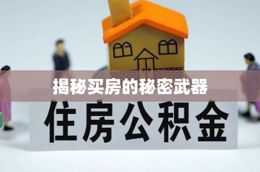 永州揭秘买房的秘密武器